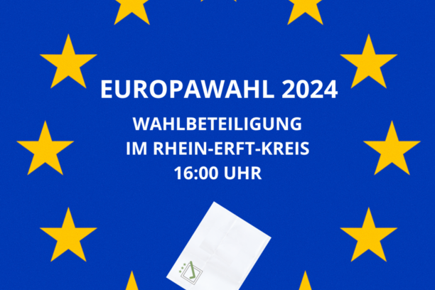 Wahlbeteiligung 12:00 Uhr im Rhein-Erft-Kreis